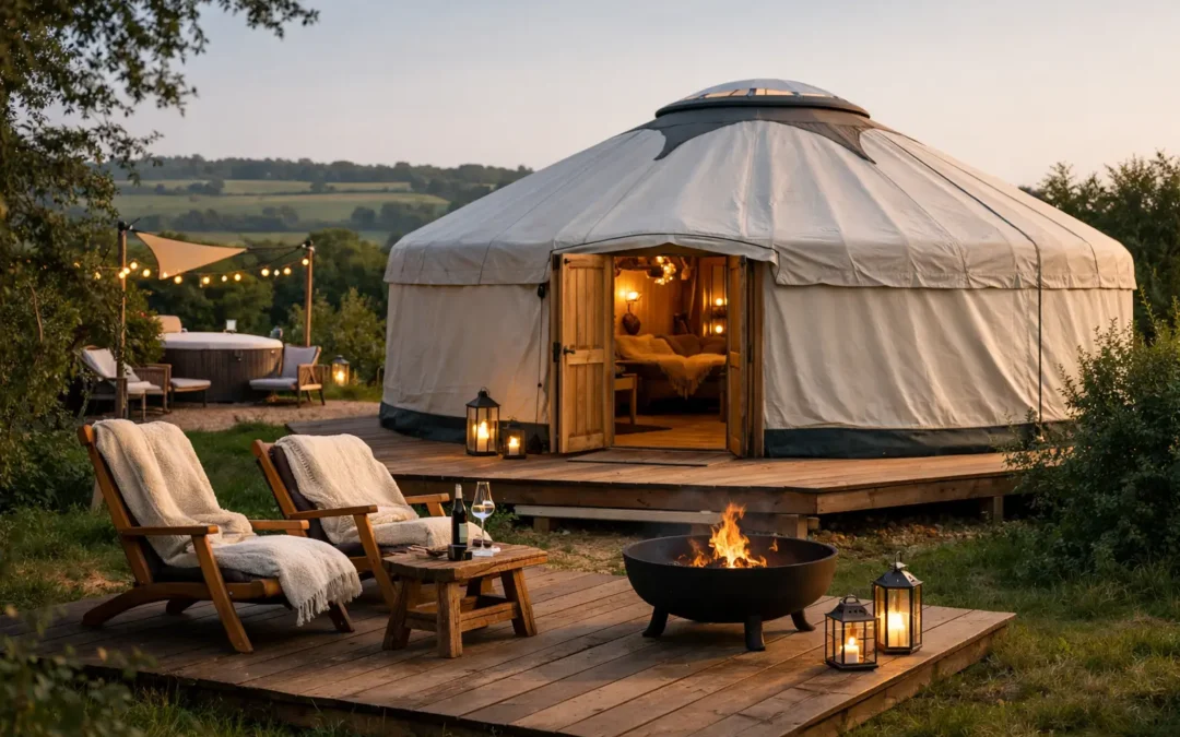 Yurt Glamping for a Private Kent Escape